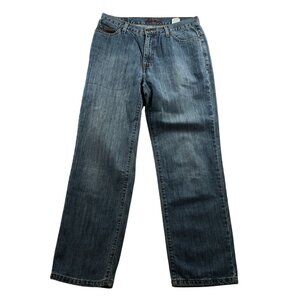 Eddie Bauer Womens Jeans Size 10P Natural Fit Jeans 100% Cotton Straight Denim